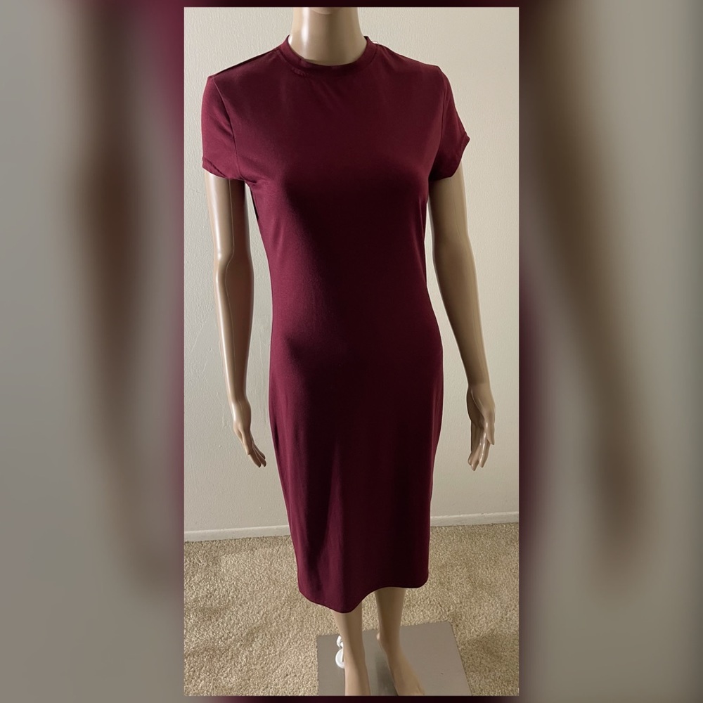 Dark Red Dress